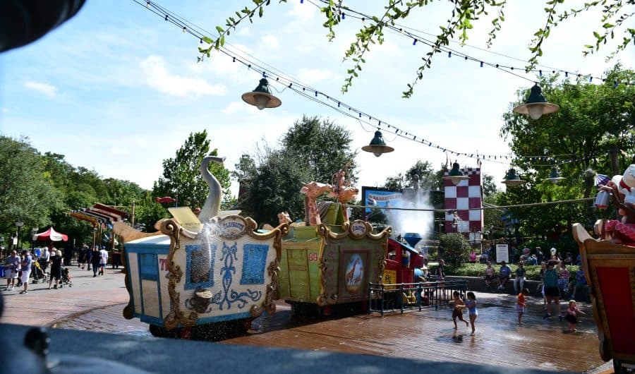 Magic Kingdom with Kids Under 5 Casey Jr. Splash 'N' Soak in Fantasyland at Magic Kingdom