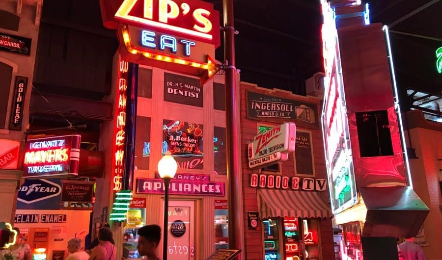 A fun idea for couples is checking out Cincinnati's American Sign Museum.