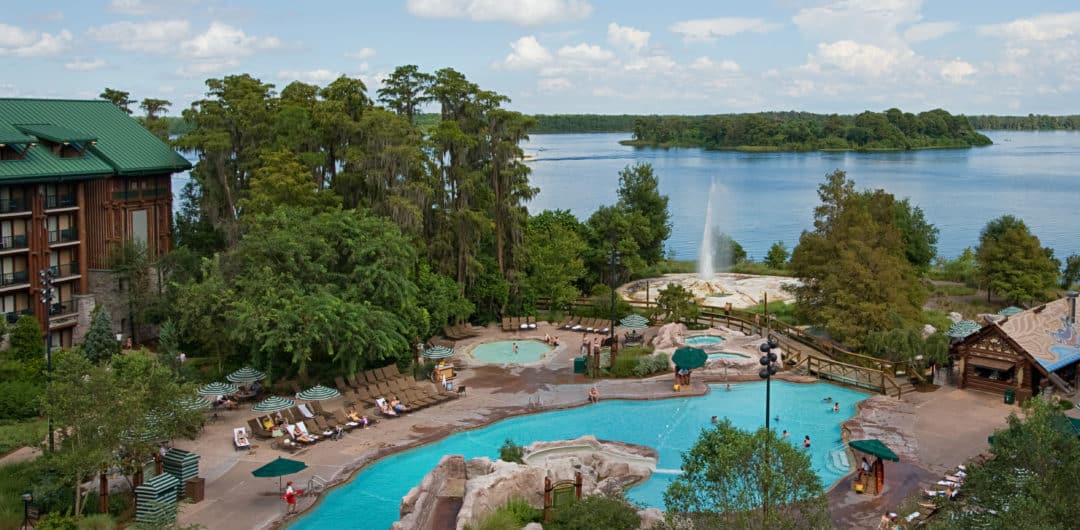 Disney's Wilderness Lodge Yellowstone pool area