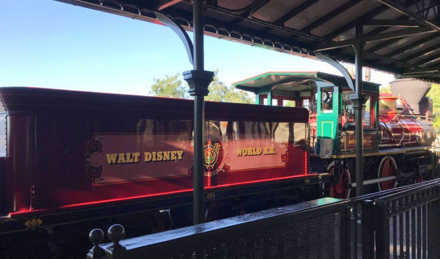 Magic Kingdom with Kids Under 5 walt disney train station magic kingdom