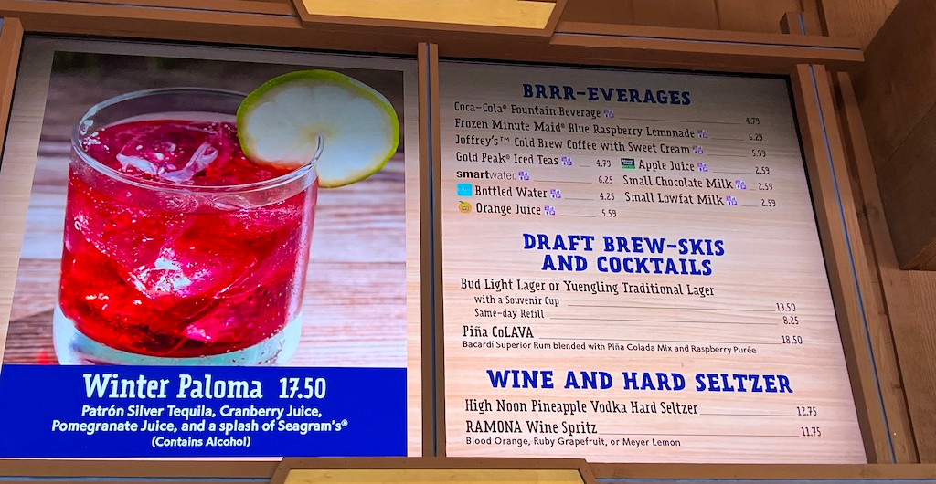 Fun-things-to-do-at-Blizzard-Beach-for-adults-drinks-at-counter-service-restaurant.webp
