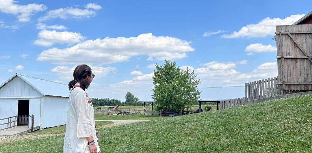 The Ultimate Ohio Travel Guide: 12 Insider Questions Answered 4 sauder village with kids - barn with sky