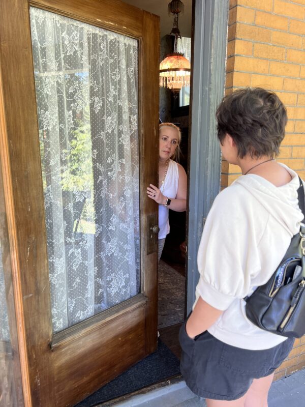 Buffalo Bill's House tour - front door