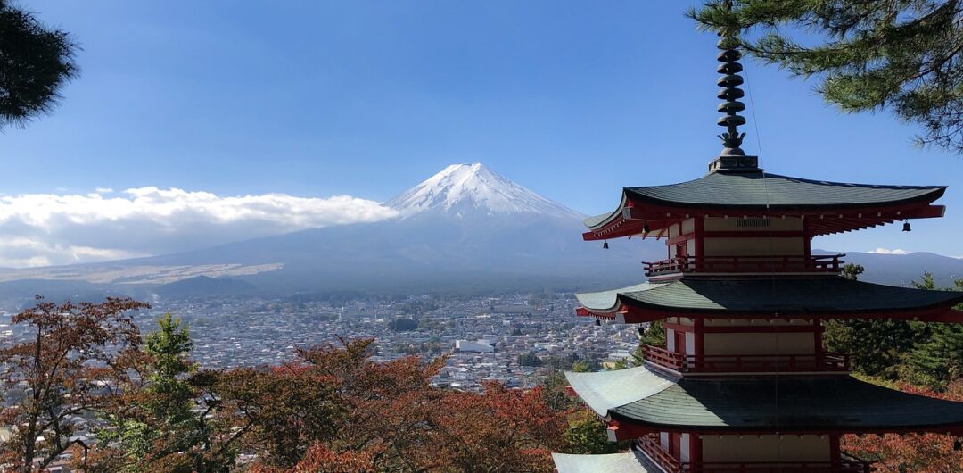 volcanic destinations - mount fuji japan