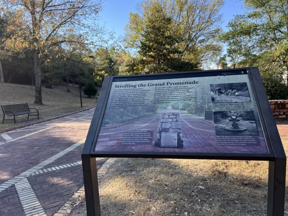 Visit Hot Springs National Park promenade path