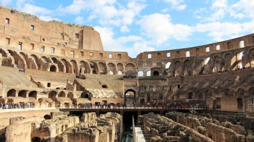 Traveling to Historical Sites - The Colosseum in Rome