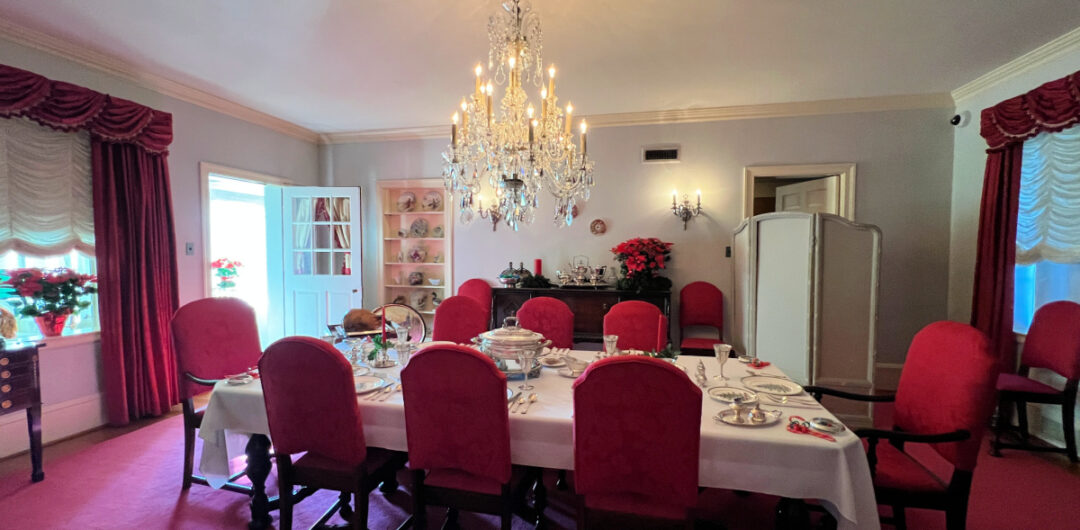 Eisenhower National Historic Site formal dining room