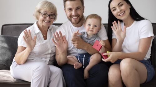 -working abroad - family-having-video-call-home 5 Vacation Rental Details Families Shouldn’t Overlook Before Booking