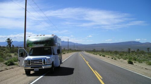 How to Prepare for Your First RV Trip - rv on side of road