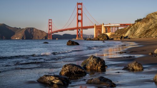 Places To Visit In California This Year - san francisco golden gate bridge and water