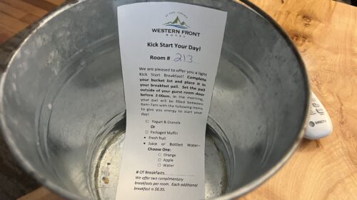 things to do in st. paul va - western front hotel breakfast bucket