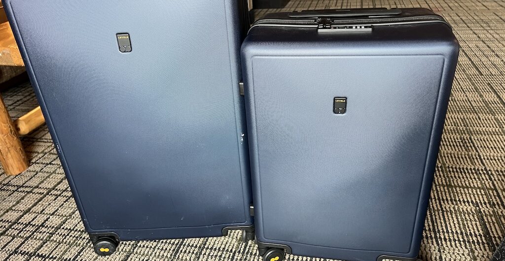 Level8 suitcases medium and small
