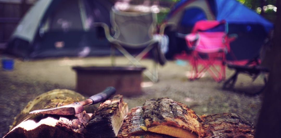 How To Make Camping A Bit More Comfortable - Firewood at a Campsite