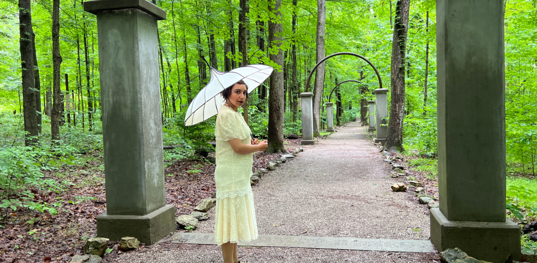 Visiting Rose Island in Indiana: The Ultimate Guide to the Abandoned 1920s Amusement Park 3 Rose Island Amusement Park's famous pillars and entrance