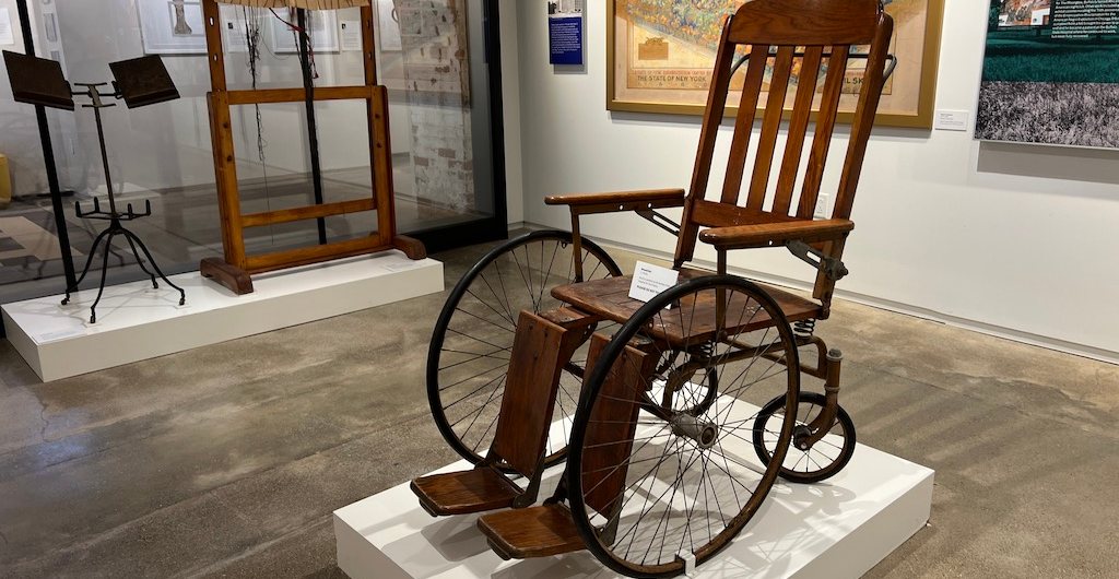 Why the Richardson Hotel Is Buffalo's Most Fascinating Stay 5 Richardson Hotel Buffalo - museum wheelchair